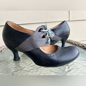 Women’s JOHN FLIEVOG Bellevue Mollie Johnson Lace Up Mary Jane Heels sz 10